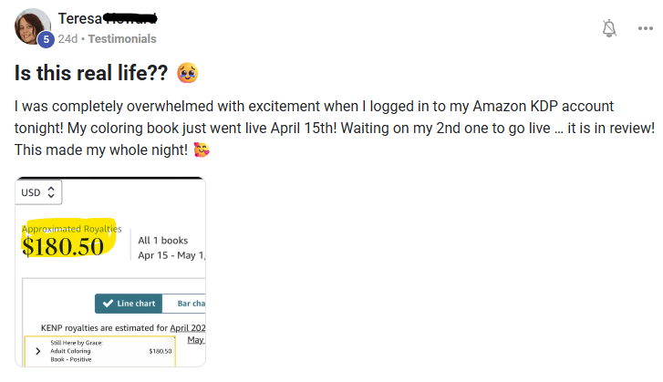 Teresa · Amazon KDP